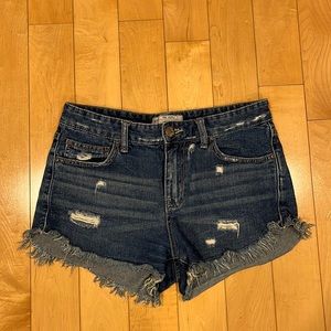 Women’s Free People mid rise denim shorts